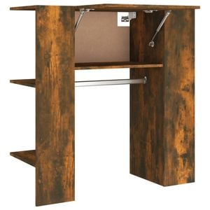 vidaXL Hallway Cabinet Smoked Oak Cloakroom Tidy Unit Storage
