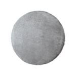 Smart Home Products 180cm Silver Orville Round Shag Pile Rug