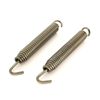 XYT World 2Pcs Exhaust Spring Pipe Muffler 90mm Black Fit For Honda Motorcycle Steel