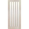 Woodcraft Doors 2040 x 820 x 40 5LITE Frost Safety Entrance Door BSOD 