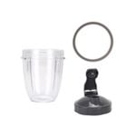 Nutribullet Short Cup + Fliptop Lid And Grey Seal - Blender Spare Parts