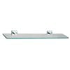 Mondella 500mm Chrome Rococo Glass Shelf