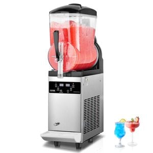 VEVOR Commercial Slushy Machine 12L 48 Cups Stainless Steel for Home Party