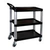 Sunnex Utility Trolley 3 Tier Black 800x380x880mm