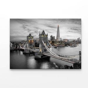 B&W London City With Lights   Print 100% Australian Made 150 x 100cm  (Acrylic)