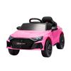 Ride On Car Licensed Audi RS3 Car for Kids 12V Remote Control Pink