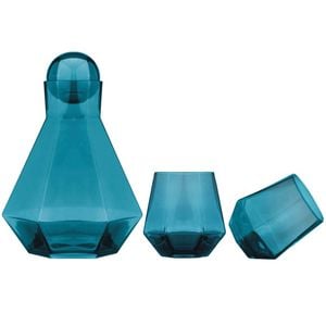 Tempa Jaxon 3 Piece Carafe Set Teal