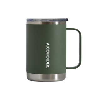 TANKD Insulated Mug with handle - 475ml (16oz) Matte Hunter Green
