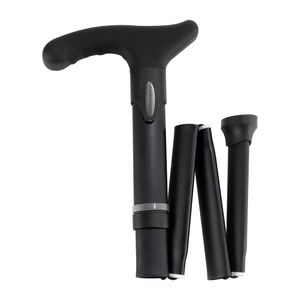 evekare Foldable Heavy Duty Walking Stick Black
