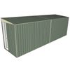 Build-a-Shed 1.5 x 6 x 2m Skillion Shed without Side Doors - Green