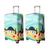 2PK Tosca Luggage Cover Summer Time Design Durable Suitcase Protector Medium