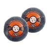 2PK Auskin Sheepskin Car/Auto Steering Wheel Cover - Charcoal