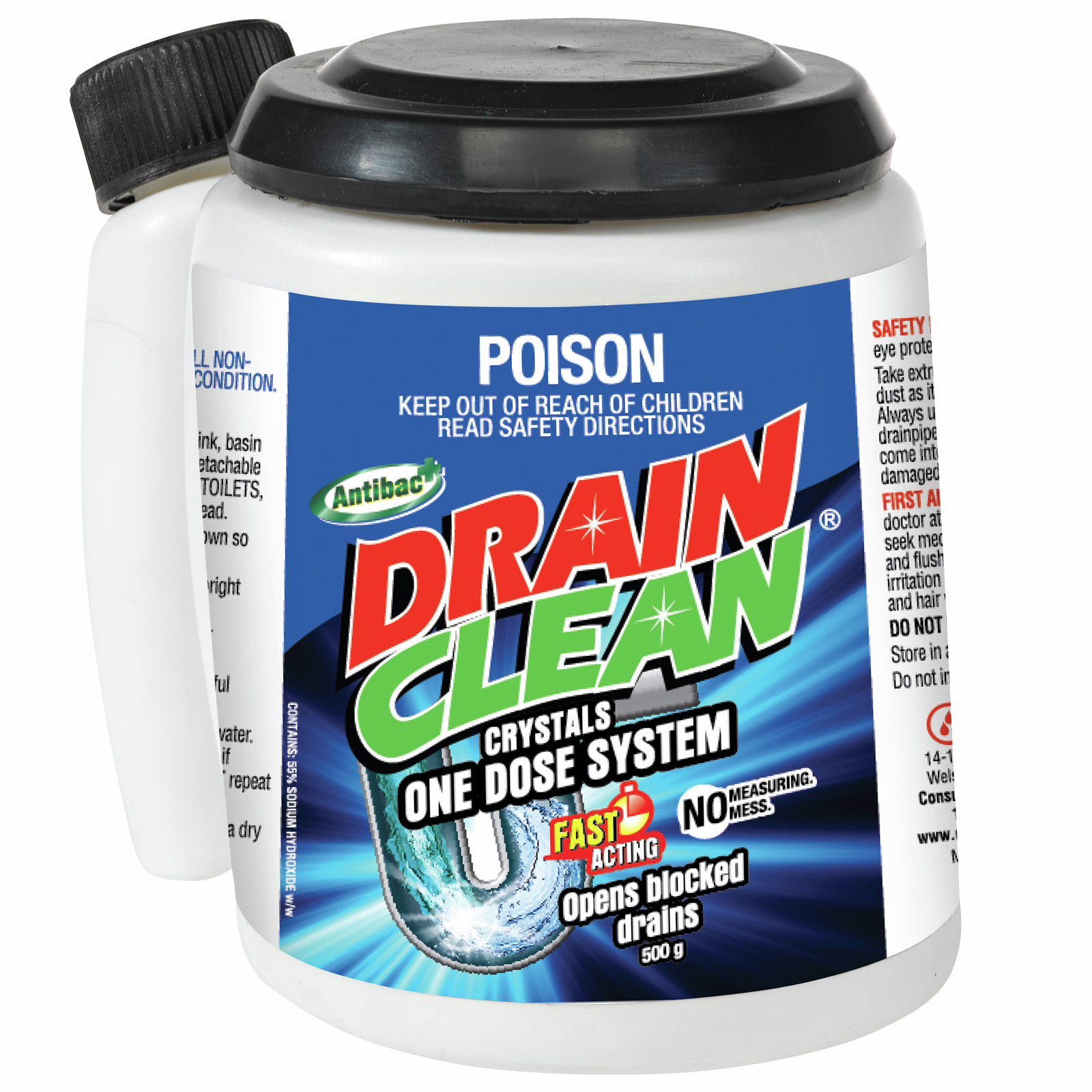Drain Clean 500g One Dose Crystals Bunnings New Zealand