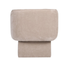 Raimon Furniture Avis Chenille Fabric Swivel Occasional Lounge Accent Relaxing Armchair Latte
