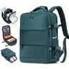 NNETM Business Laptop Backpack with USB Charging Port