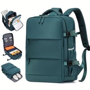 NNETM Business Laptop Backpack with USB Charging Port