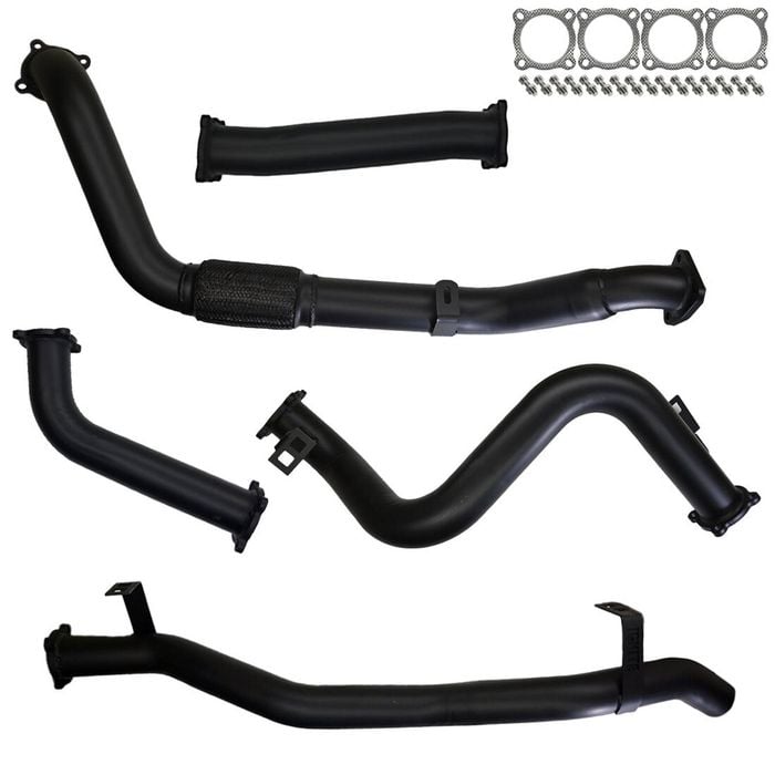 Ignite Exhausts Turbo Back for Toyota Landcruiser 79 Series V8 S/Cab 3" No Cat & Pipe Only 409 Stainless Steel