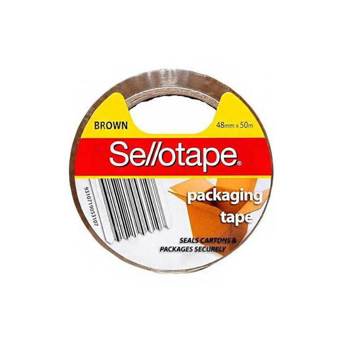 Sellotape Packaging Tape (Brown) (48mmx50m)