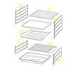 Double Oven Wire Rack Complete Assembly With Sides (Both Ovens) 140184583015, suits Westinghouse