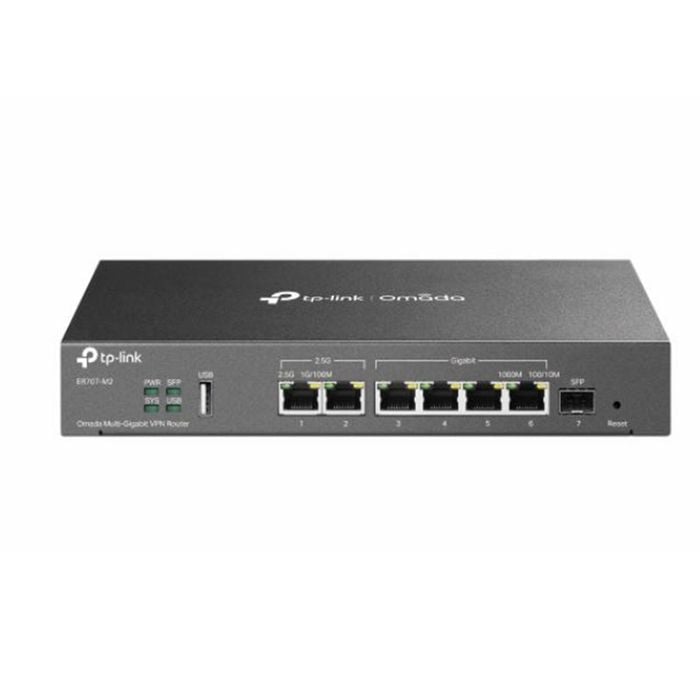 Tp-link Er707-m2 Omada Multi-gigabit Vpn Router Omada, 2x 2.5gbps Rj45, 5x Gigabit  Load Balance
