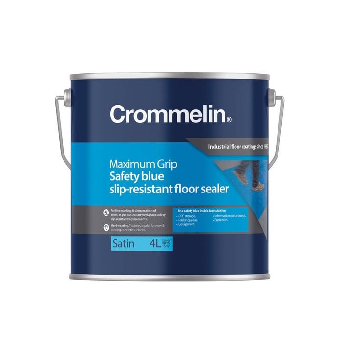 Crommelin 4L Blue Maxi Grip Floor Coating