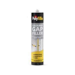 Poly 450g Light Grey Coloured Caulk Gap Filler