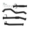 Ignite Exhausts Dpf Back For Isuzu D-max 4jj3 On 3l Hotdog Black Aluminised Steel