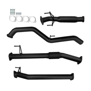 Ignite Exhausts Dpf Back For Isuzu D-max 4jj3 On 3l Hotdog Black Aluminised Steel
