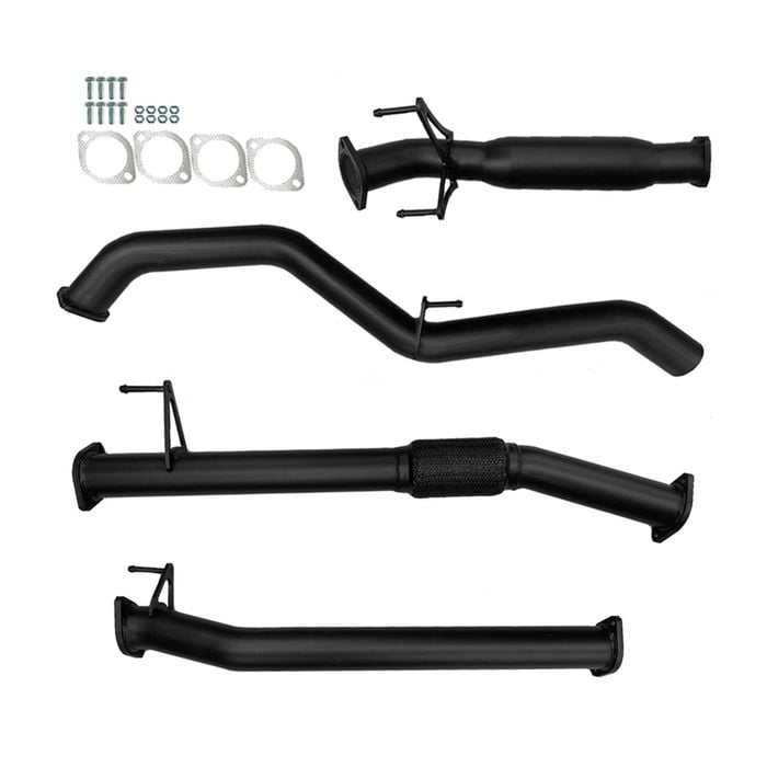 Ignite Exhausts Dpf Back For Isuzu D-max 4jj3 On 3l Hotdog Black Aluminised Steel