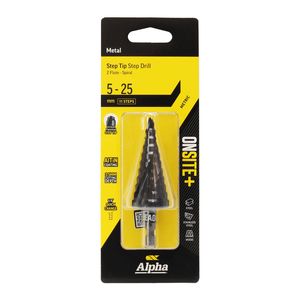 Alpha Onsite+ 5-25mm Step Tip Step Drill