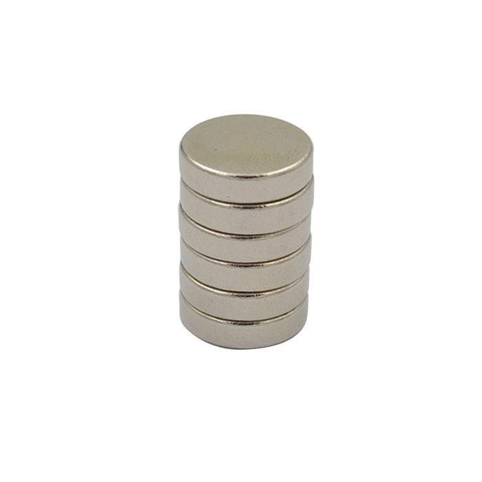 Everhang 12mm Rare Earth Disc Magnet - 6 Pack
