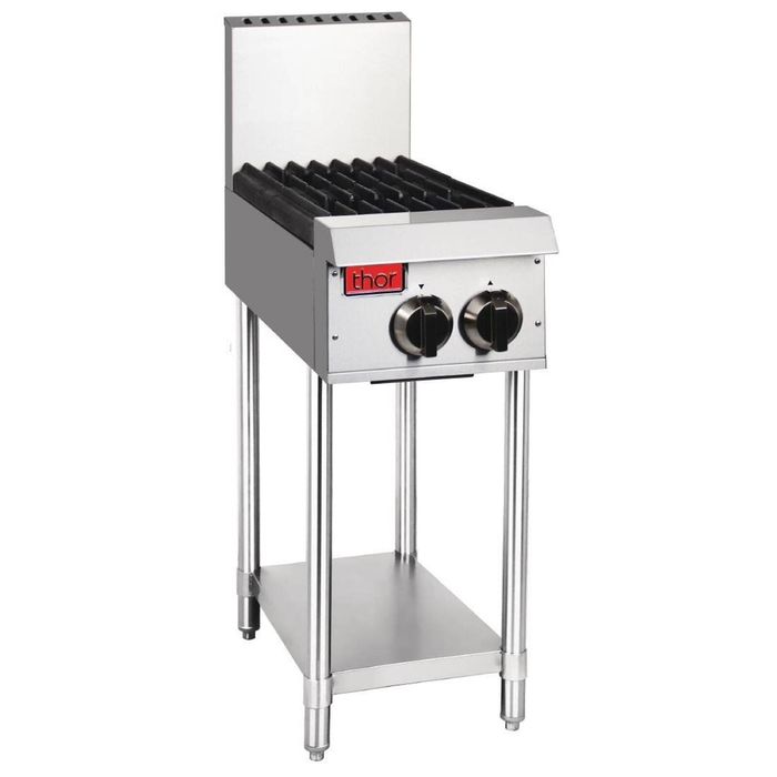 Thor Gas Hot Plate 12 2 Burners Safety Valve Flame Failure Protect Tr Hp212f Stainless Steel Commercial Cooking Hob