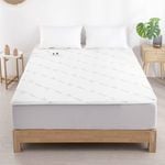 Dreamaker Waterproof Bamboo Electric Blanket King Single Bed - Earth-Friendly Bamboo Knit Sensitive Skin Antibacterial