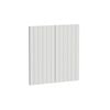Kaboodle 600mm Sesame Salt V-Groove Rangehood Doors - 2 Pack