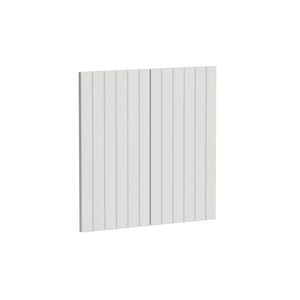 Kaboodle 600mm Sesame Salt V-Groove Rangehood Doors - 2 Pack