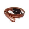 CottonMore  Top Quality Real Leather Adjustable Dog Collar & Leash set Brown