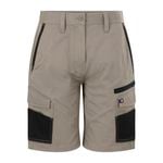 Citeco Women's Khaki Mid Shorts Cotton Stretch - Size 10