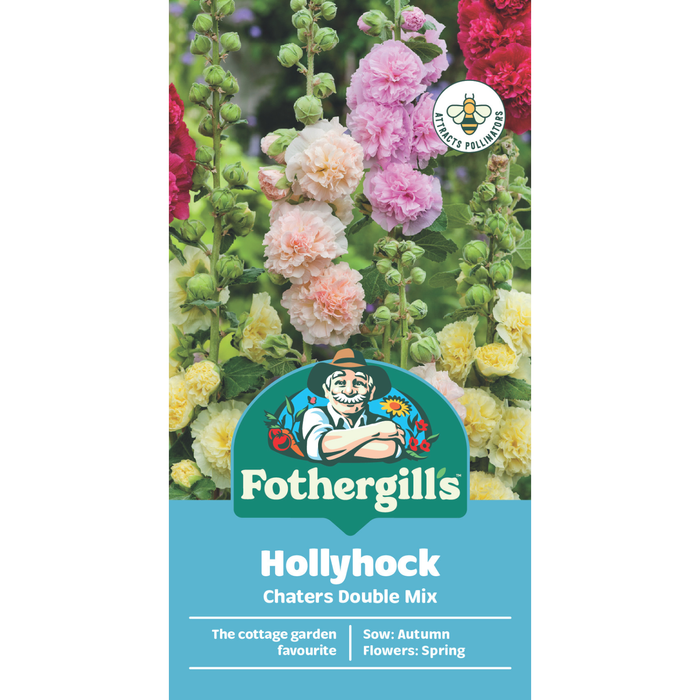 Fothergill's Hollyhock Chaters Double Flower Seeds