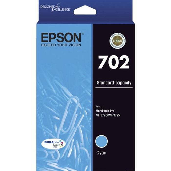 Epson 702 Cyan Ink Cart C13t344292