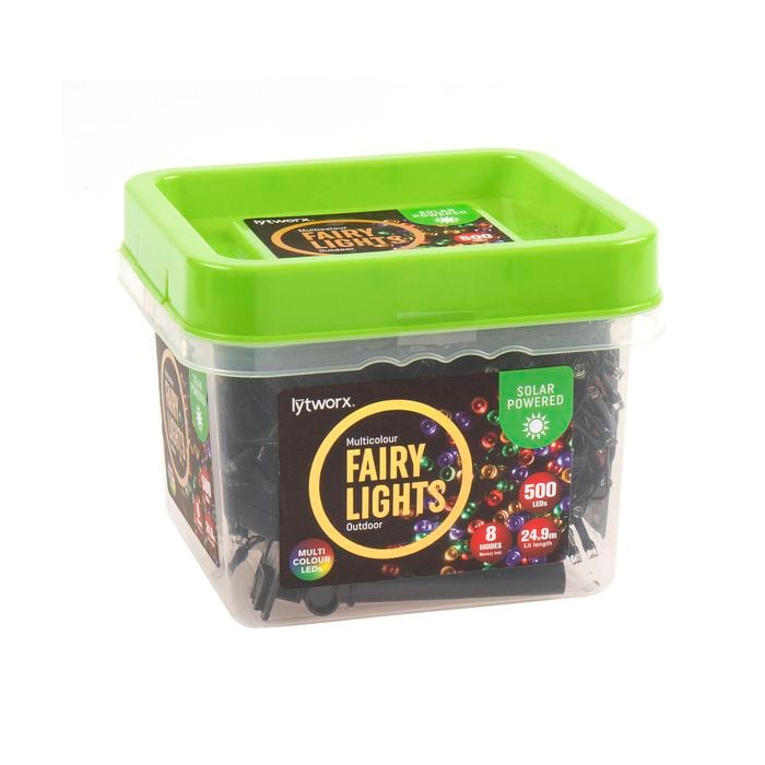 Lytworx Solar Multicolour Fairy Lights Pk500