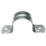 Kinetic Saddle Pipe Clip 25mm Galvanised 10pk