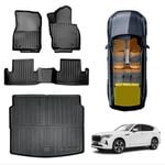 3D All-Weather Floor Mat Boot Liner Carpet for Mazda CX-60 CX60 2023-2024 Customized Floor Liners