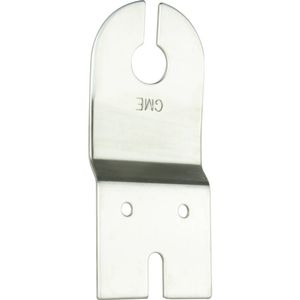GME Stainless Steel Antenna Mounting Bracket For Toyota HiLux Guard 2mm Silver
