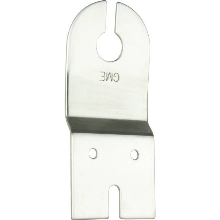 GME Stainless Steel Antenna Mounting Bracket For Toyota HiLux Guard 2mm Silver