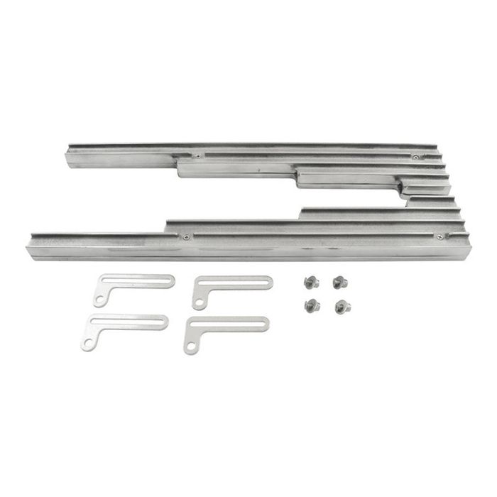 Cal Custom Spark Plug Wire Separators Polished Finned Aluminium