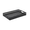 Hudson Wireware Range Rectangle Serving Tray Home Organiser 40x27cm Black