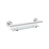 evekare Stainless Steel Bath Shelf With Grab Rail