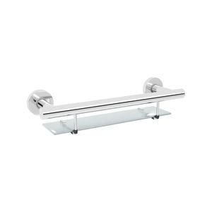 evekare Stainless Steel Bath Shelf With Grab Rail