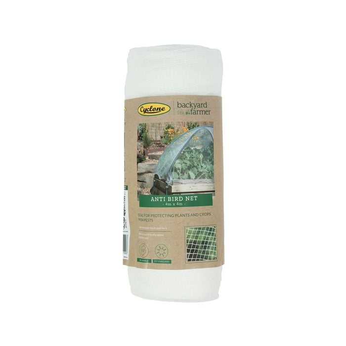 Cyclone 4 x 4m x 5mm Backyard Farmer Anti Bird Net