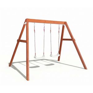 Hide & Seek Kids - Lucas Swing Set - White Swings